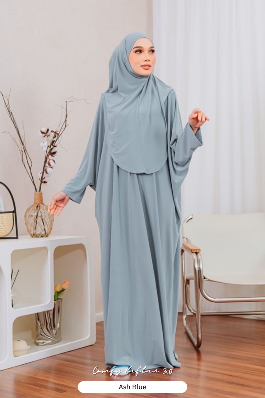 Comfy Kaftan 3.0 - Ash Blue