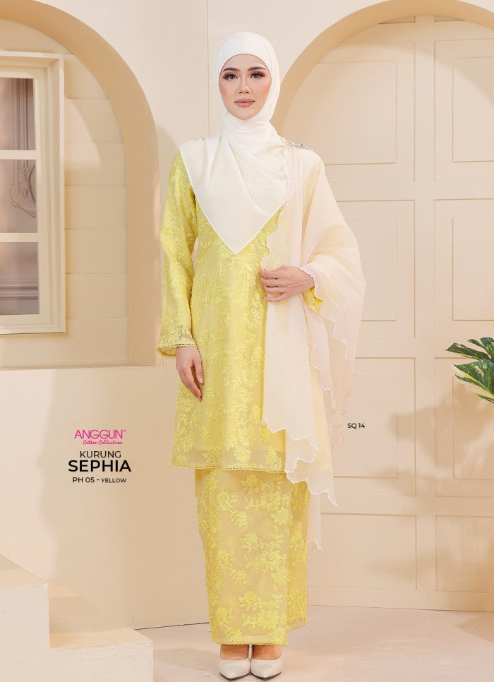 Sephia Kurung - Yellow