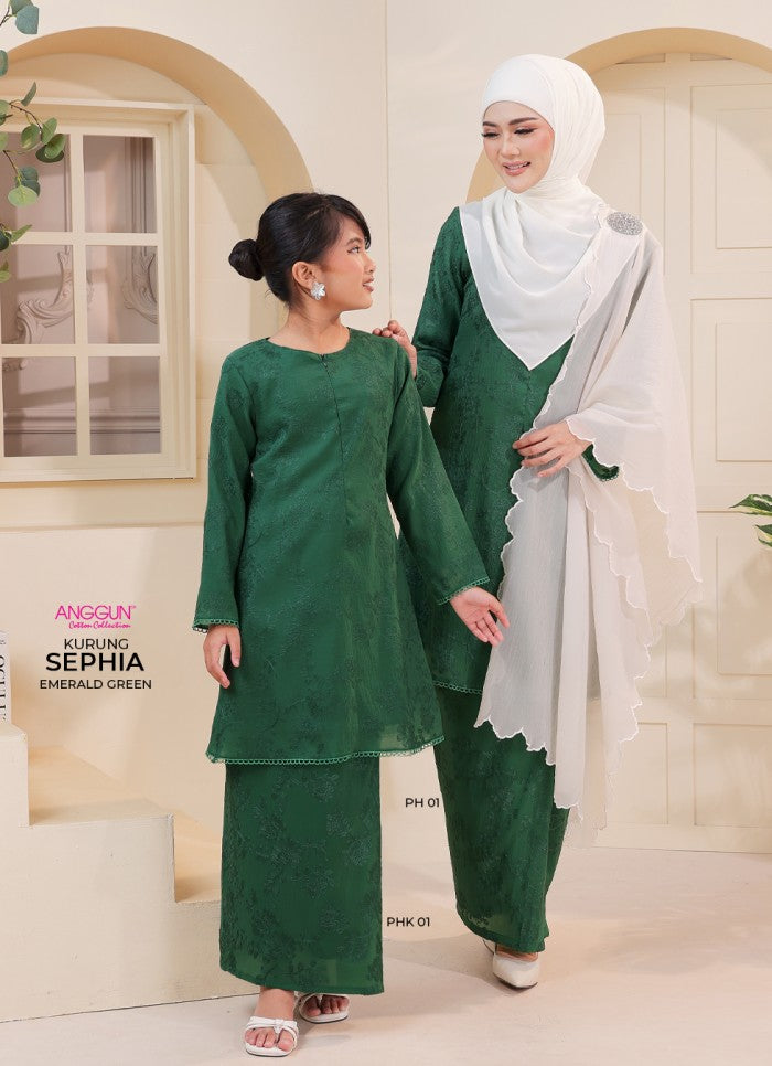 Sephia Kurung - Emerald