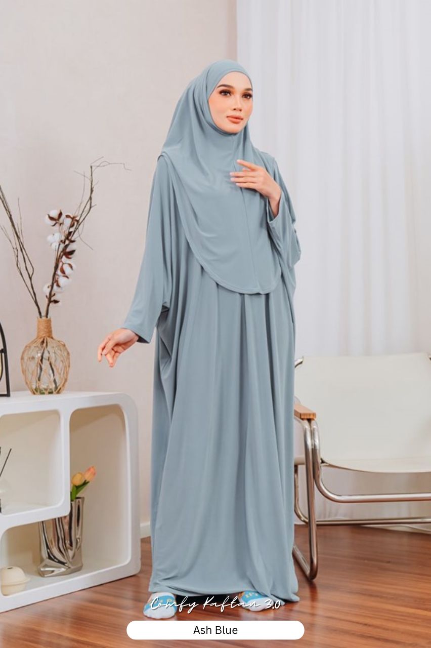 Comfy Kaftan 3.0 - Ash Blue