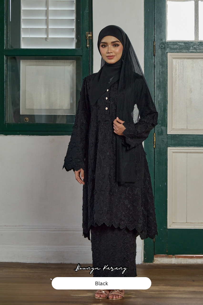 Boonga Kurung - Black