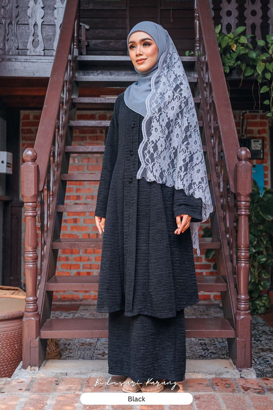 Bidasari Kurung - Black