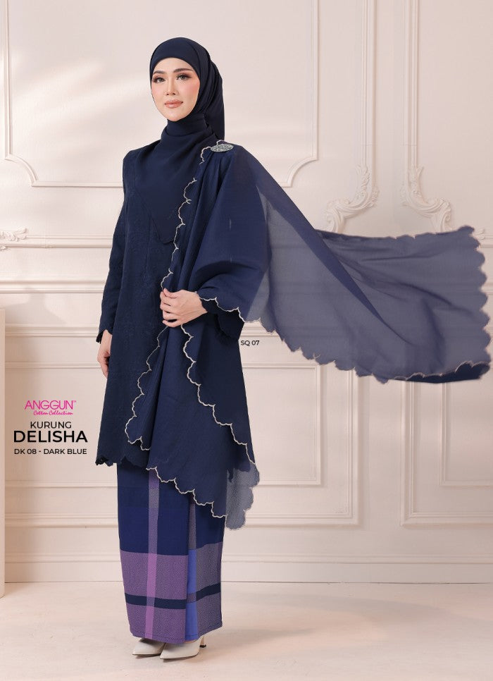 Delisha Kurung - Dark Blue