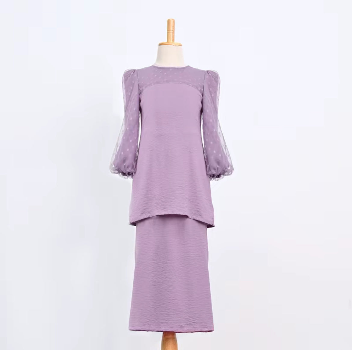 Kaila Kurung Kids - Lilac