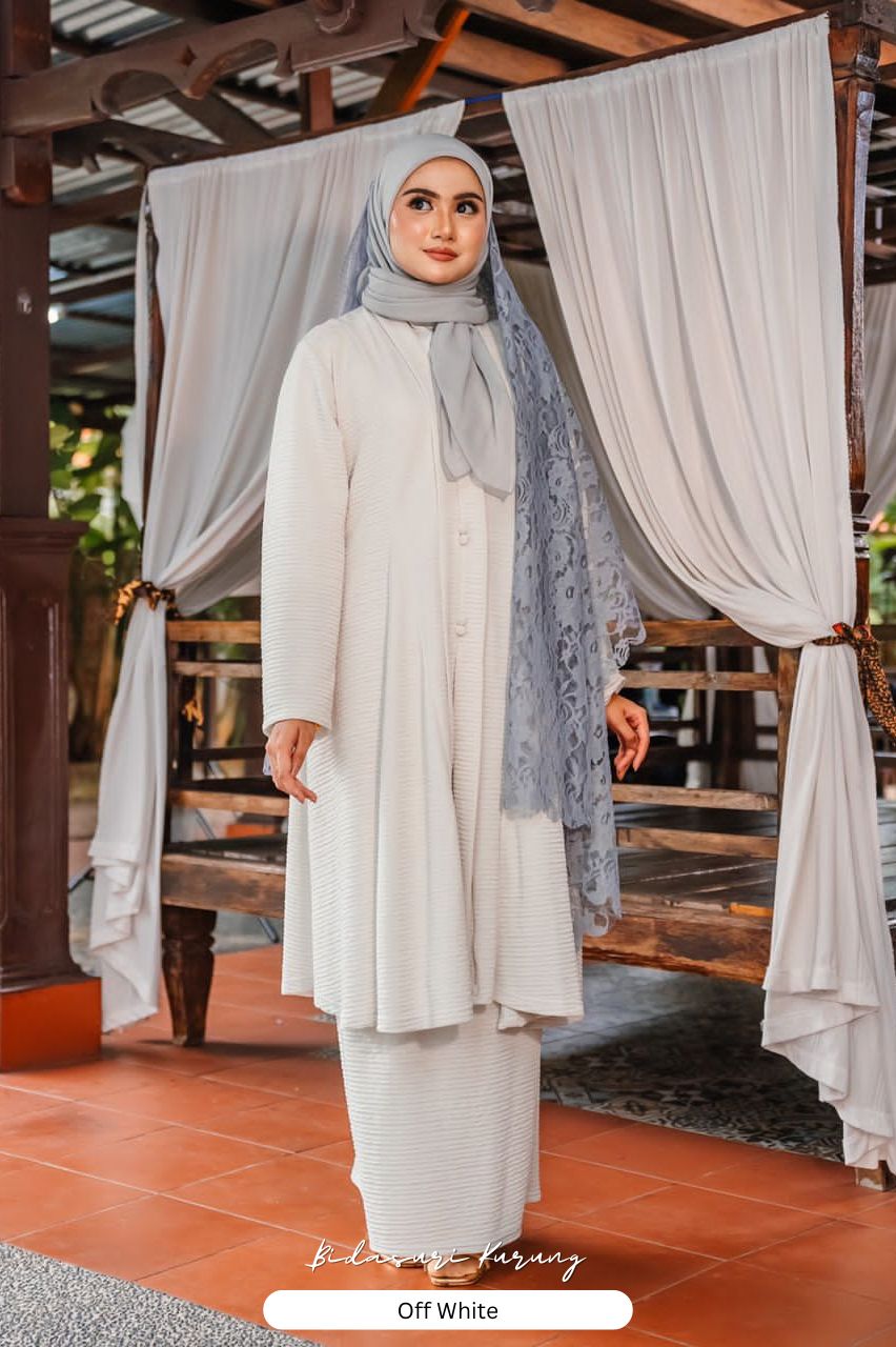 Bidasari Kurung - Off White