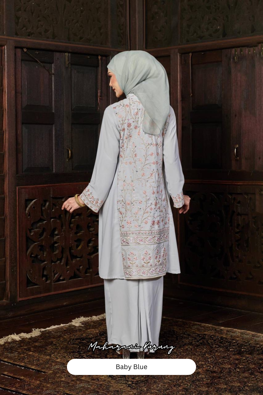 Maharani Kurung - Baby Blue