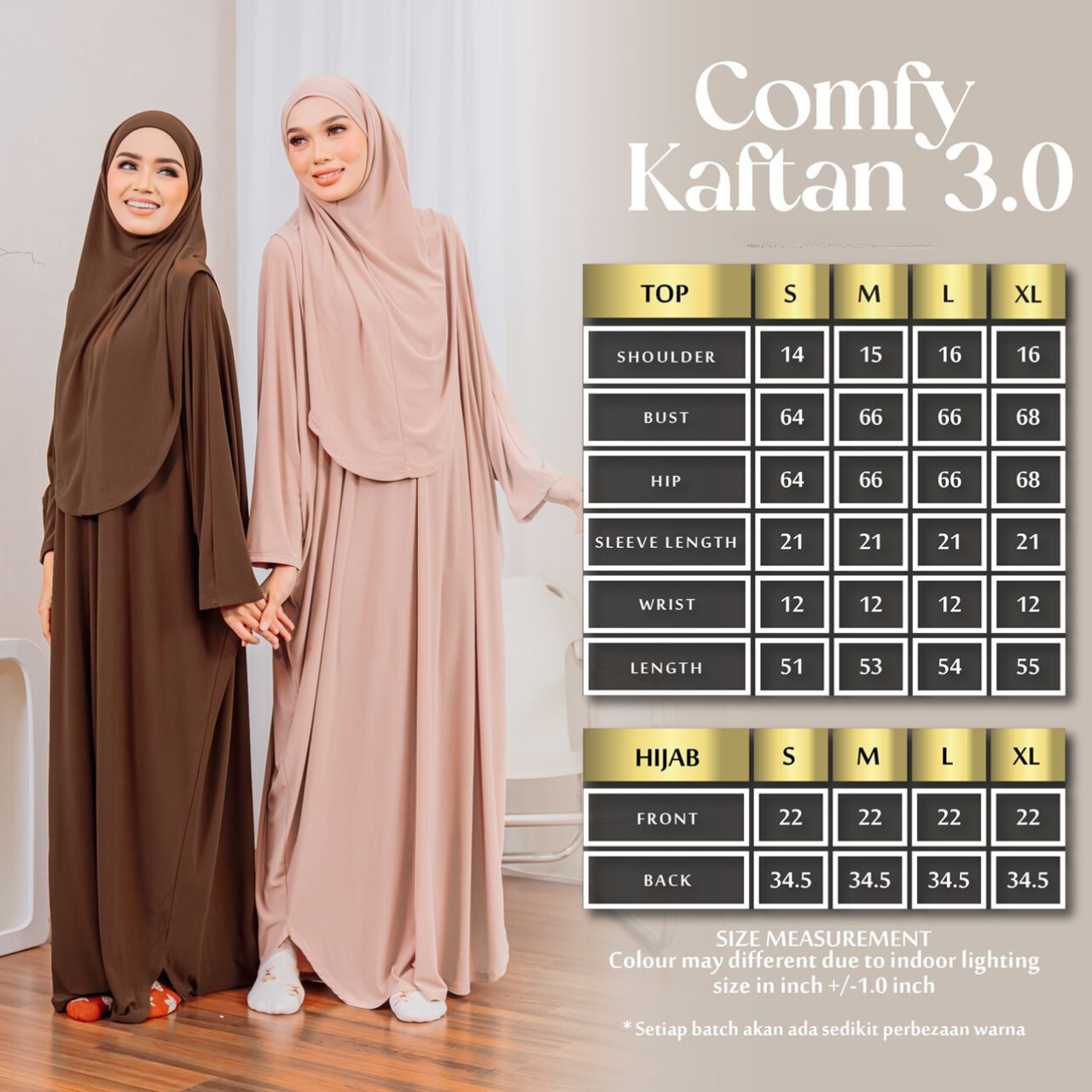 Comfy Kaftan 3.0 - Cameo Brown