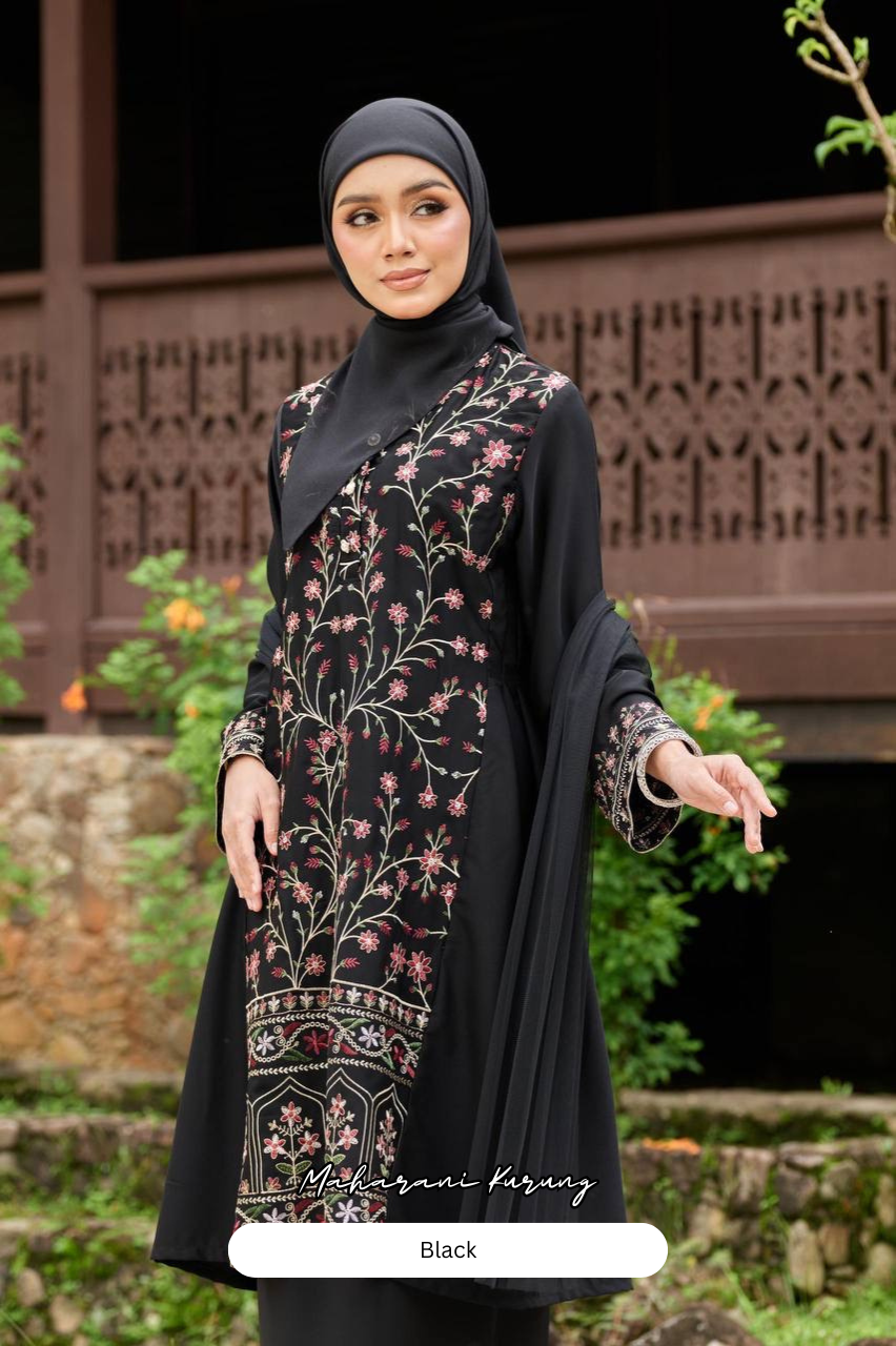 Maharani Kurung - Black