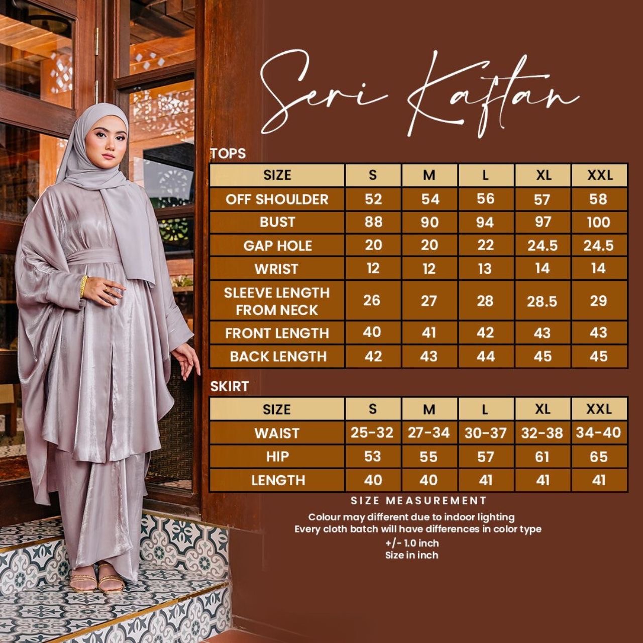 Seri Kaftan - Black