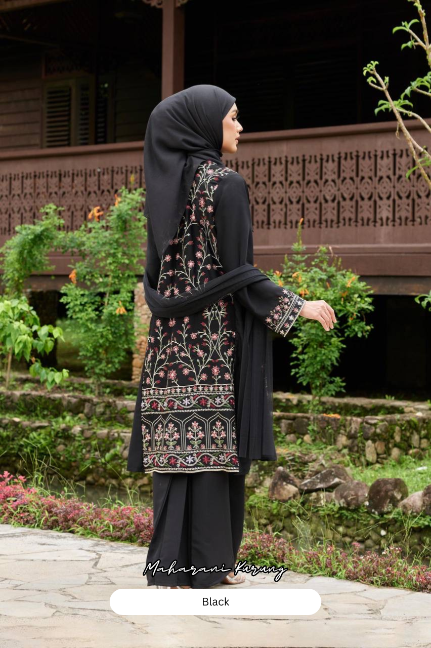 Maharani Kurung - Black