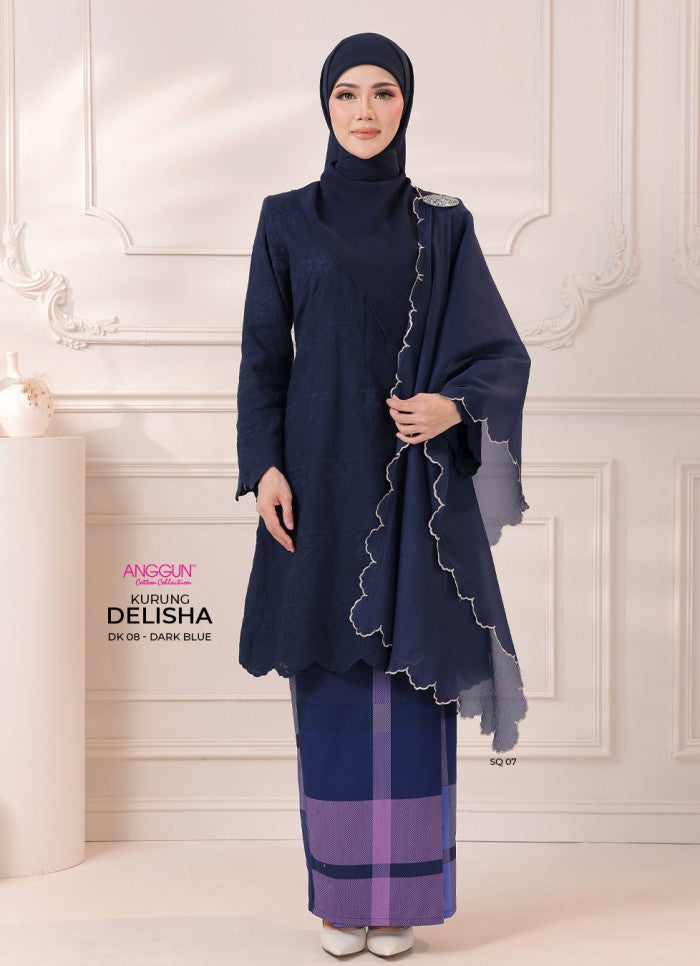 Delisha Kurung - Dark Blue