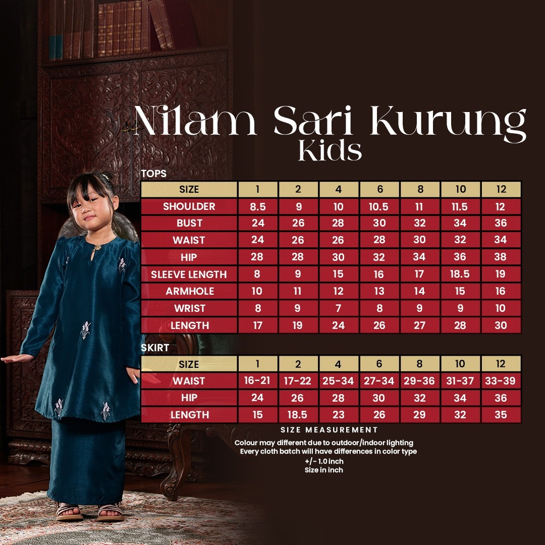 Nilam Sari Kids & Baby - Burgundy