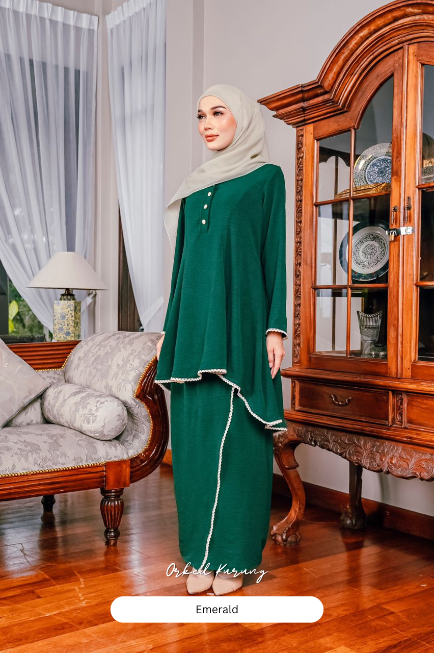 Orked Kurung - Emerald