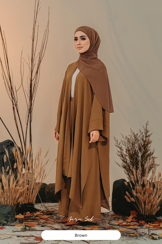 [INSTOCK] Aara Set - Brown (S)