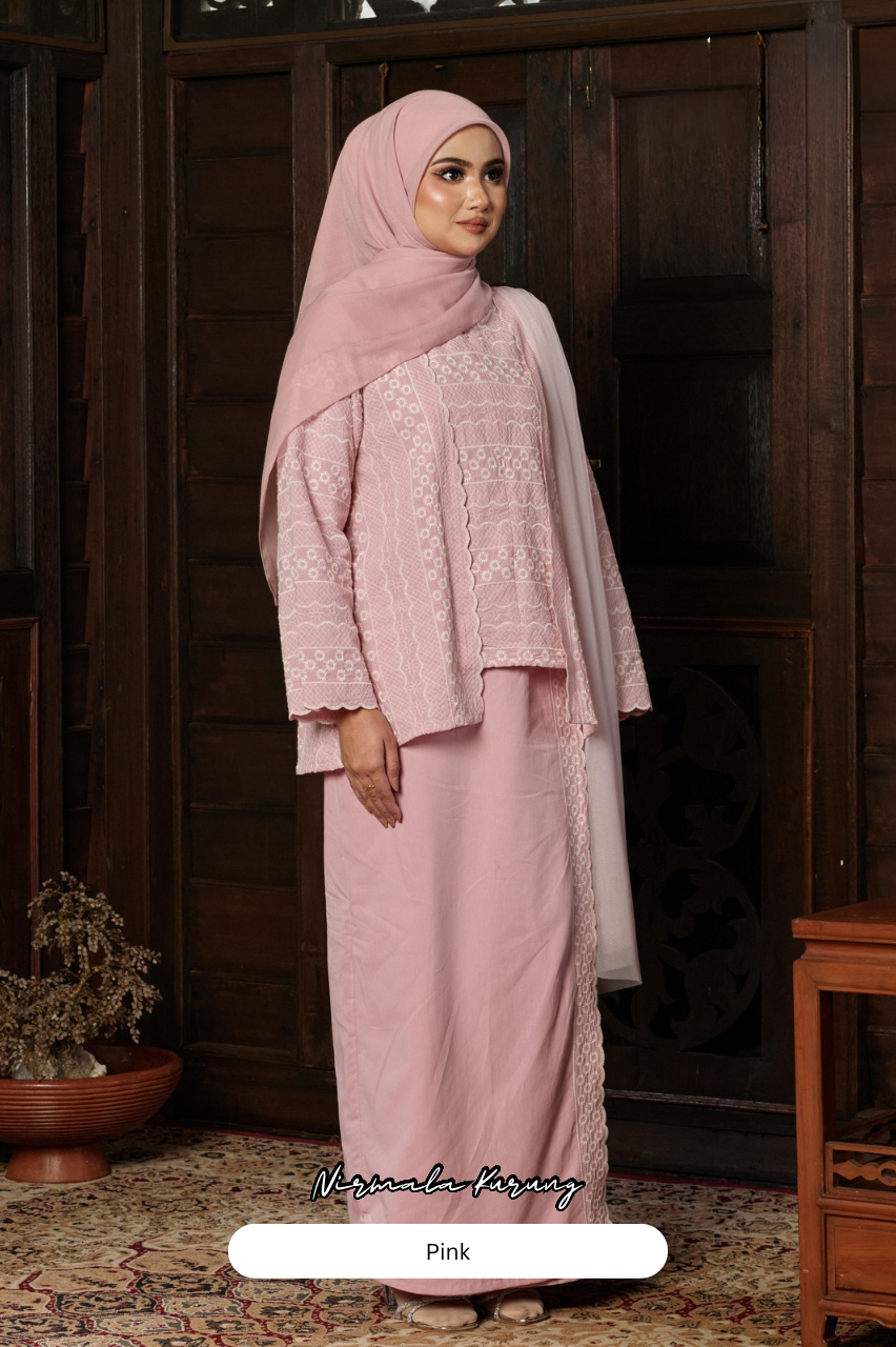 Nirmala Kurung - Pink