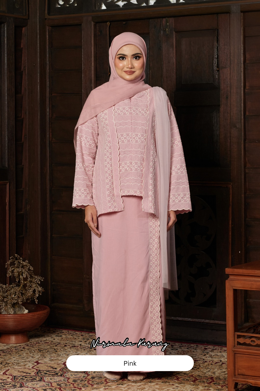 Nirmala Kurung - Pink