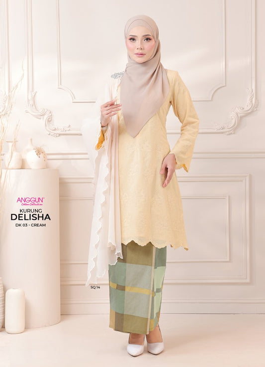 Delisha Kurung - Cream