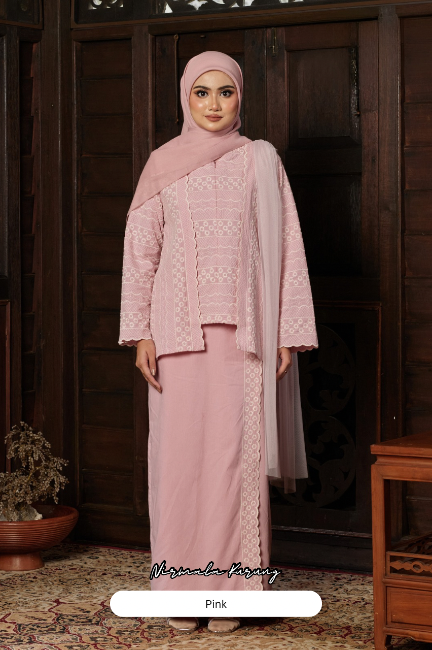 Nirmala Kurung - Pink