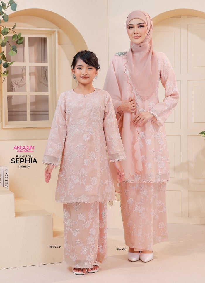 Sephia Kurung - Peach