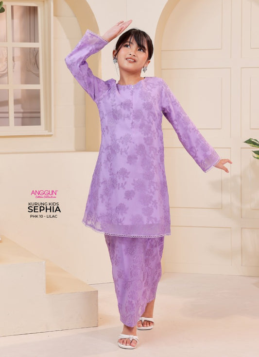 Sephia Kurung Kids - Lilac