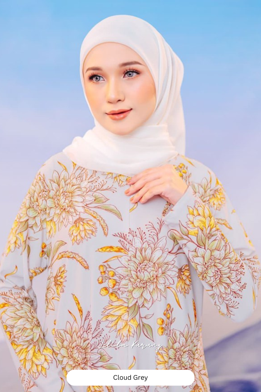 Jelita Kurung - Cloud Grey