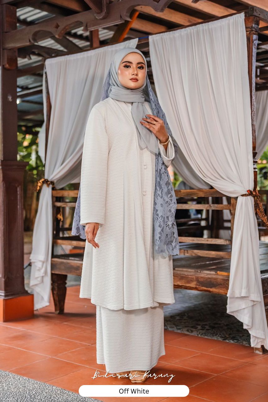 Bidasari Kurung - Off White