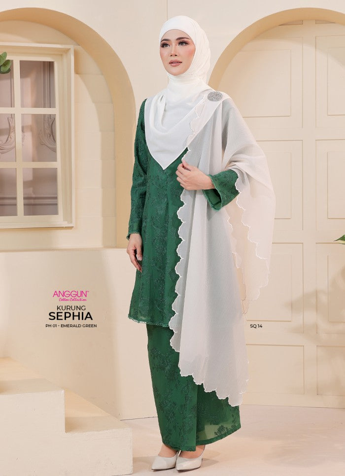 Sephia Kurung - Emerald