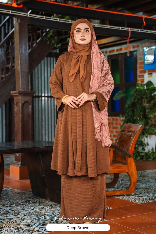 Bidasari Kurung - Deep Brown