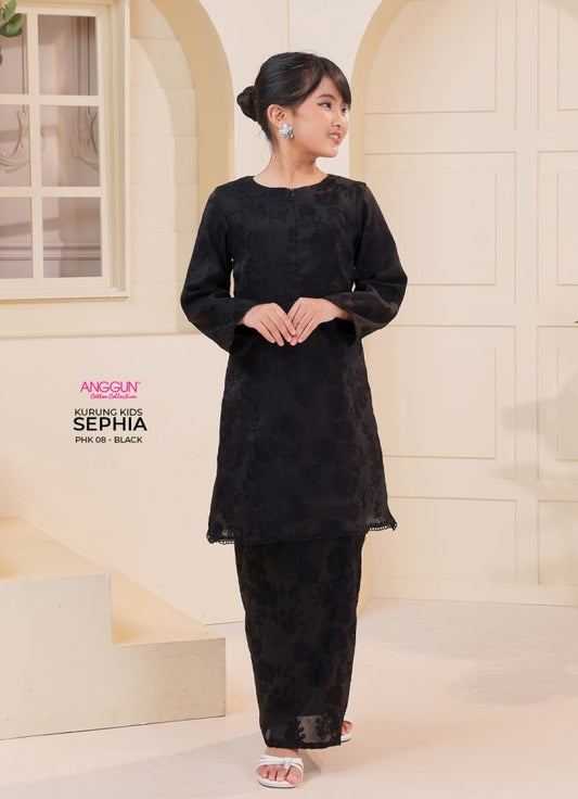 Sephia Kurung Kids - Black