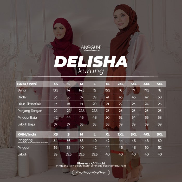 Delisha Kurung - Dark Blue