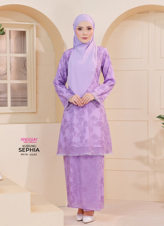 Sephia Kurung - Lilac