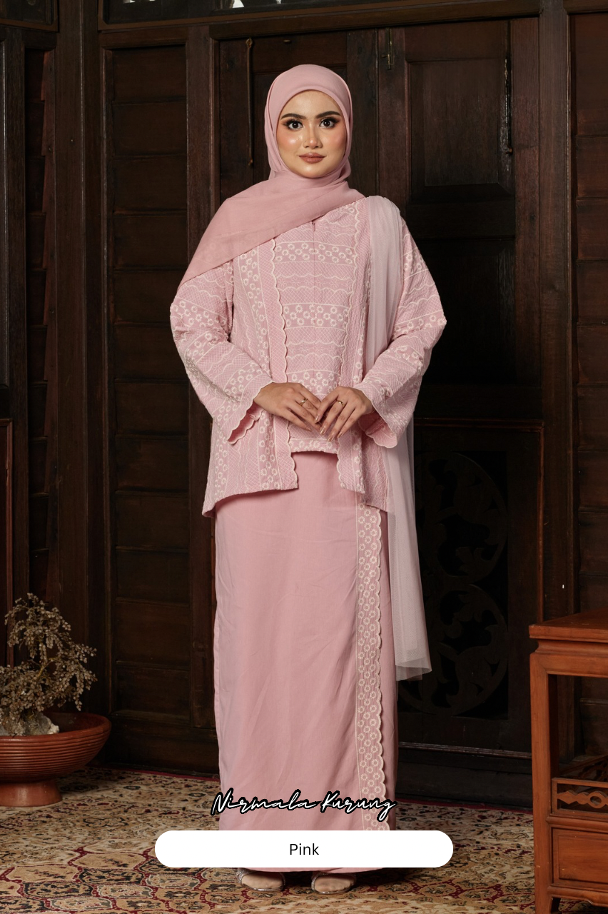 Nirmala Kurung - Pink