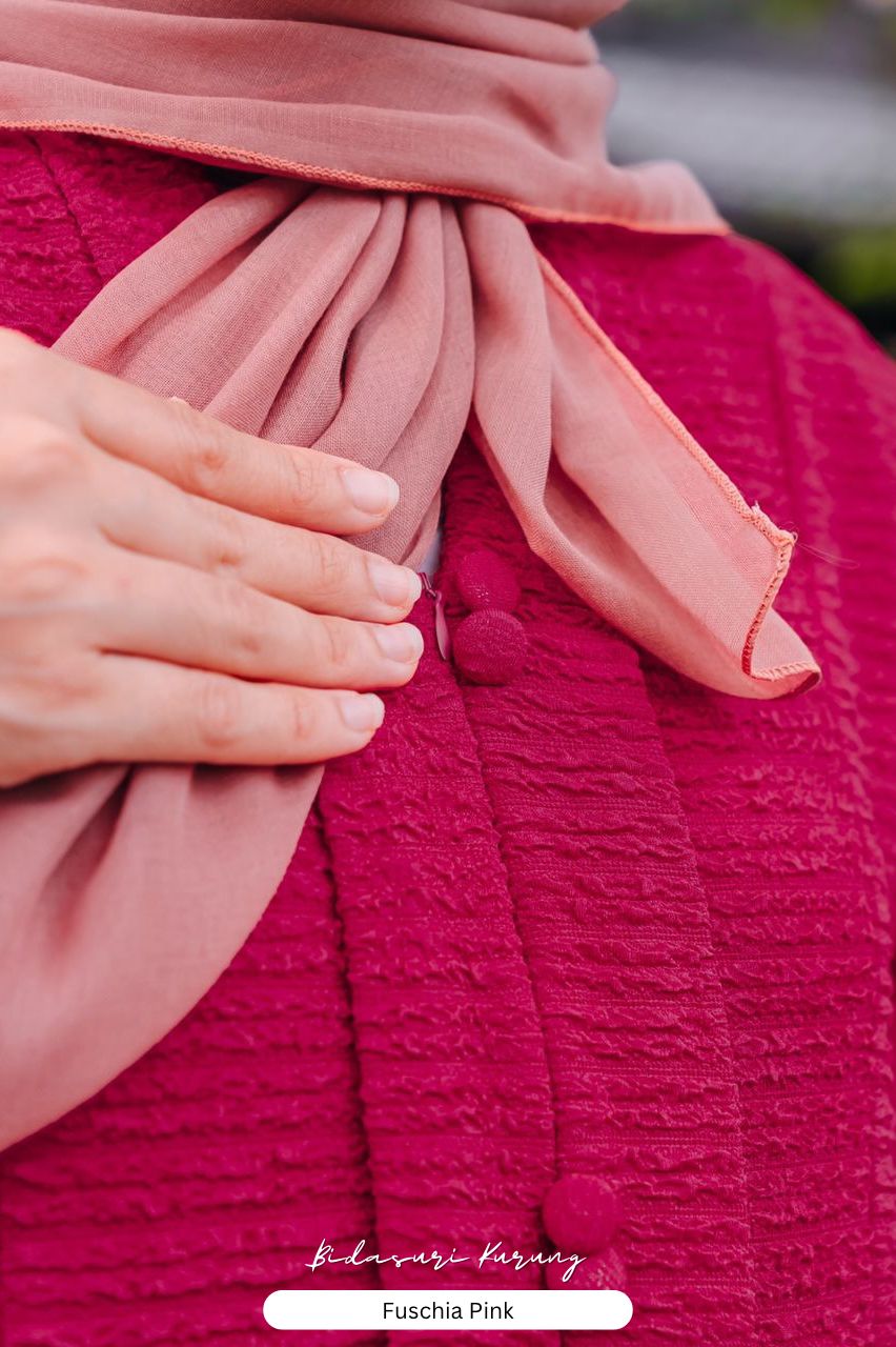 Bidasari Kurung - Fuschia Pink