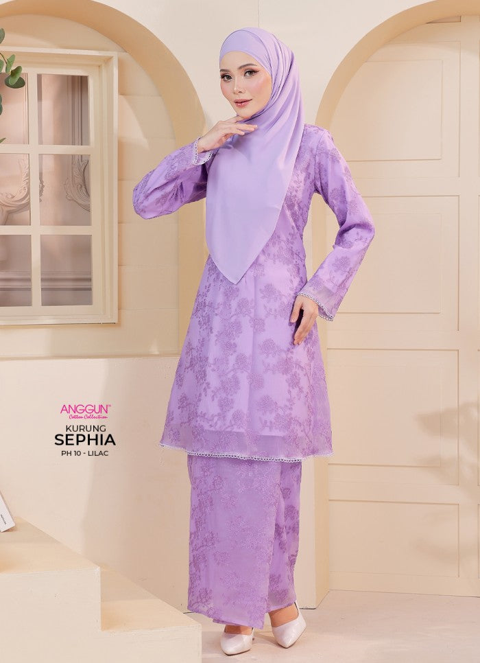 Sephia Kurung - Lilac