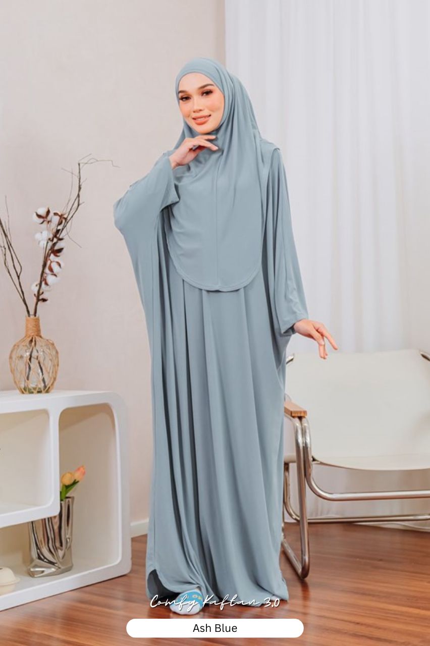 Comfy Kaftan 3.0 - Ash Blue