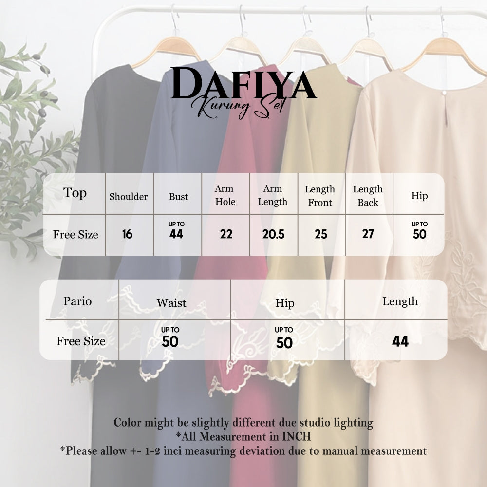 Dafiya Kurung Set