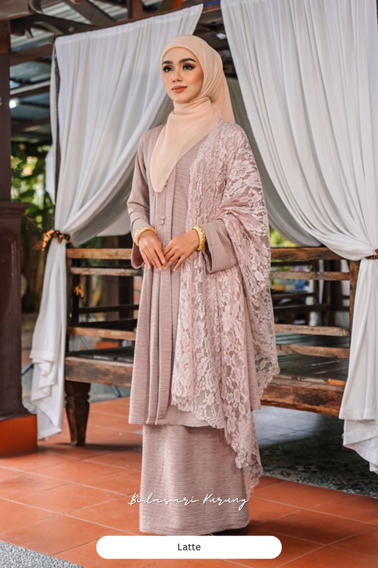 Bidasari Kurung - Latte