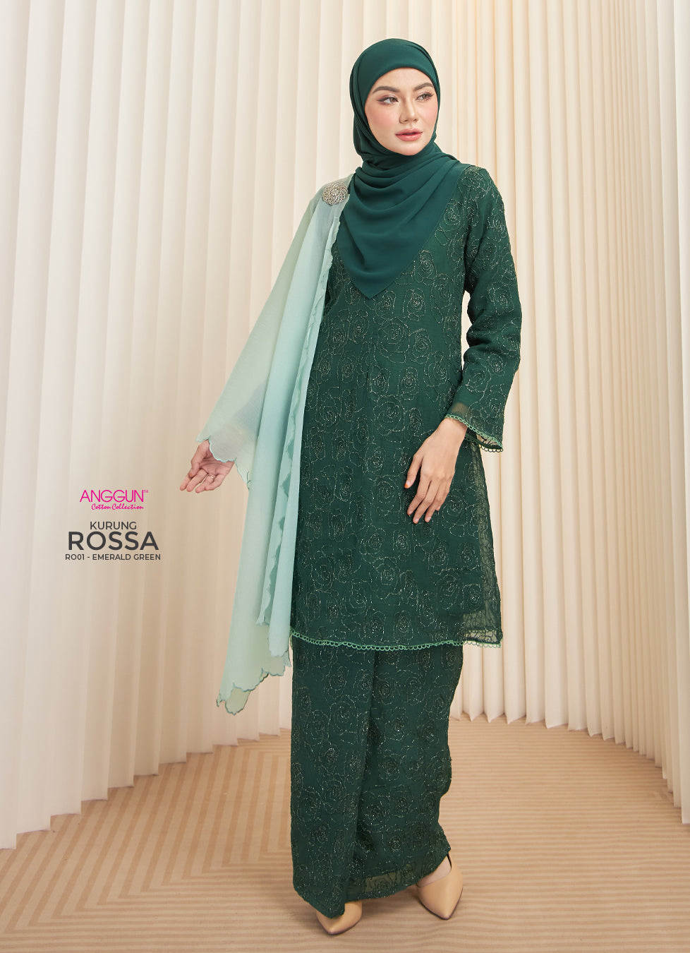 Rossa Kurung - Emerald