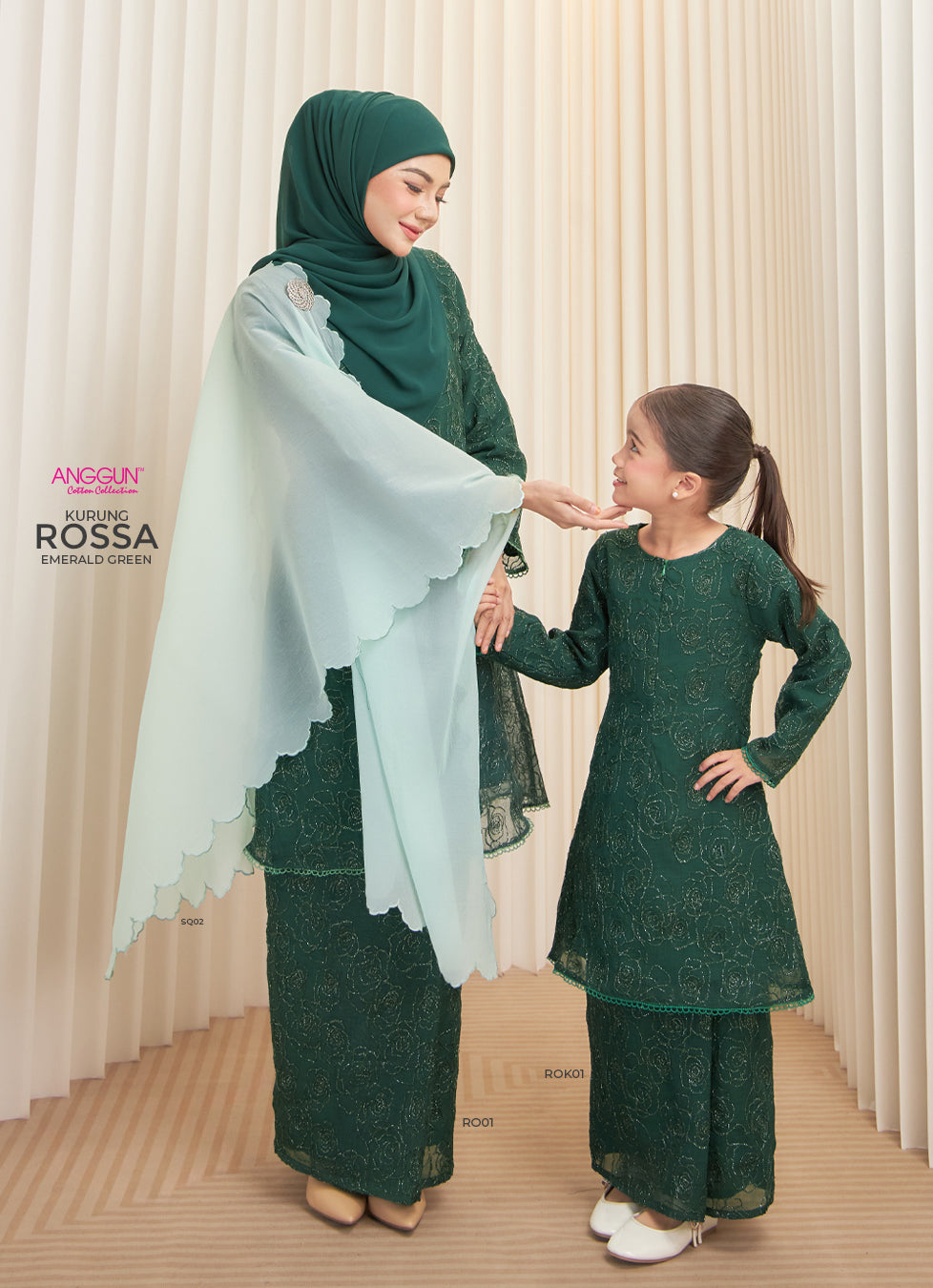 Rossa Kurung - Emerald