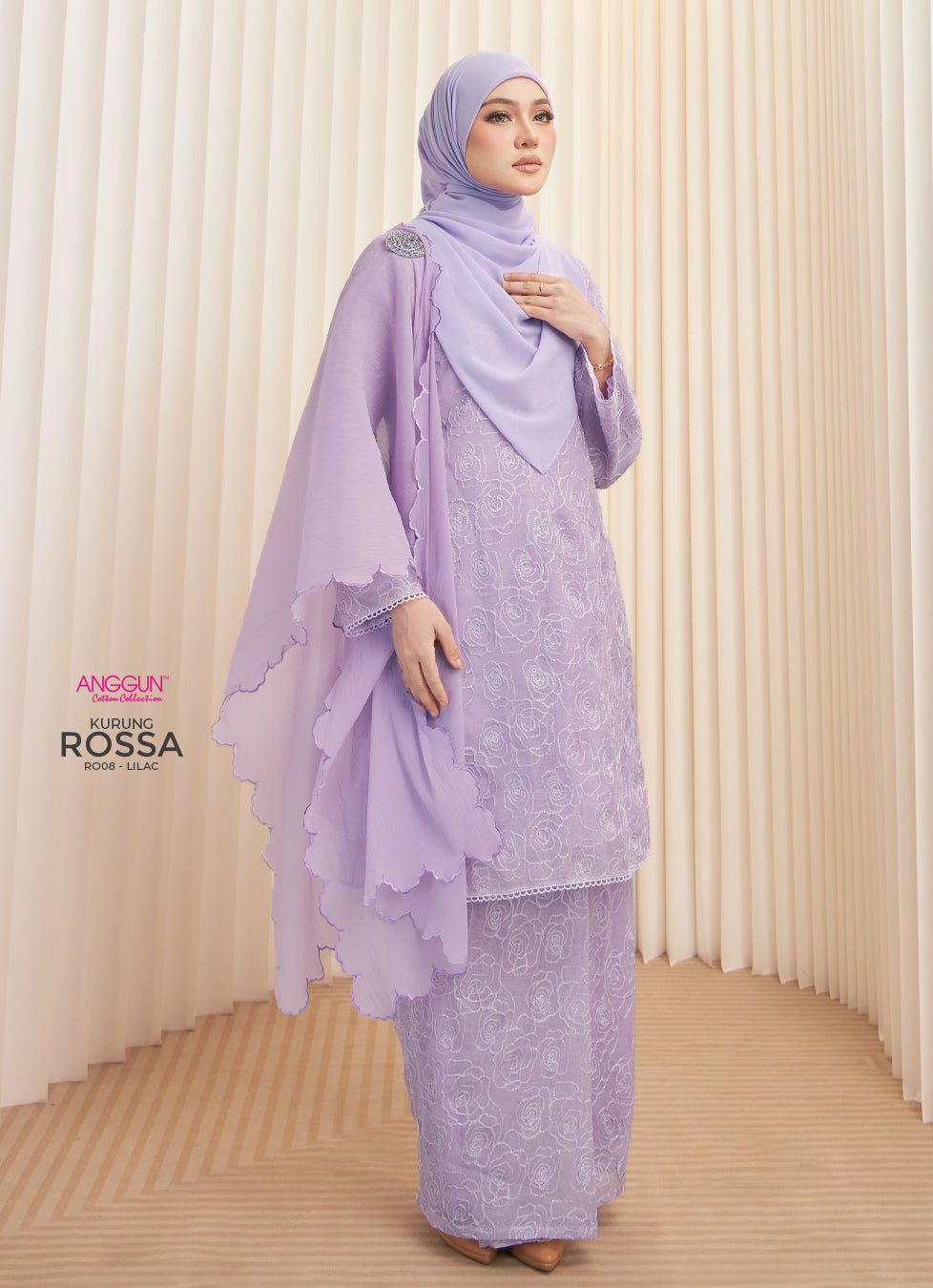 Rossa Kurung - Lilac