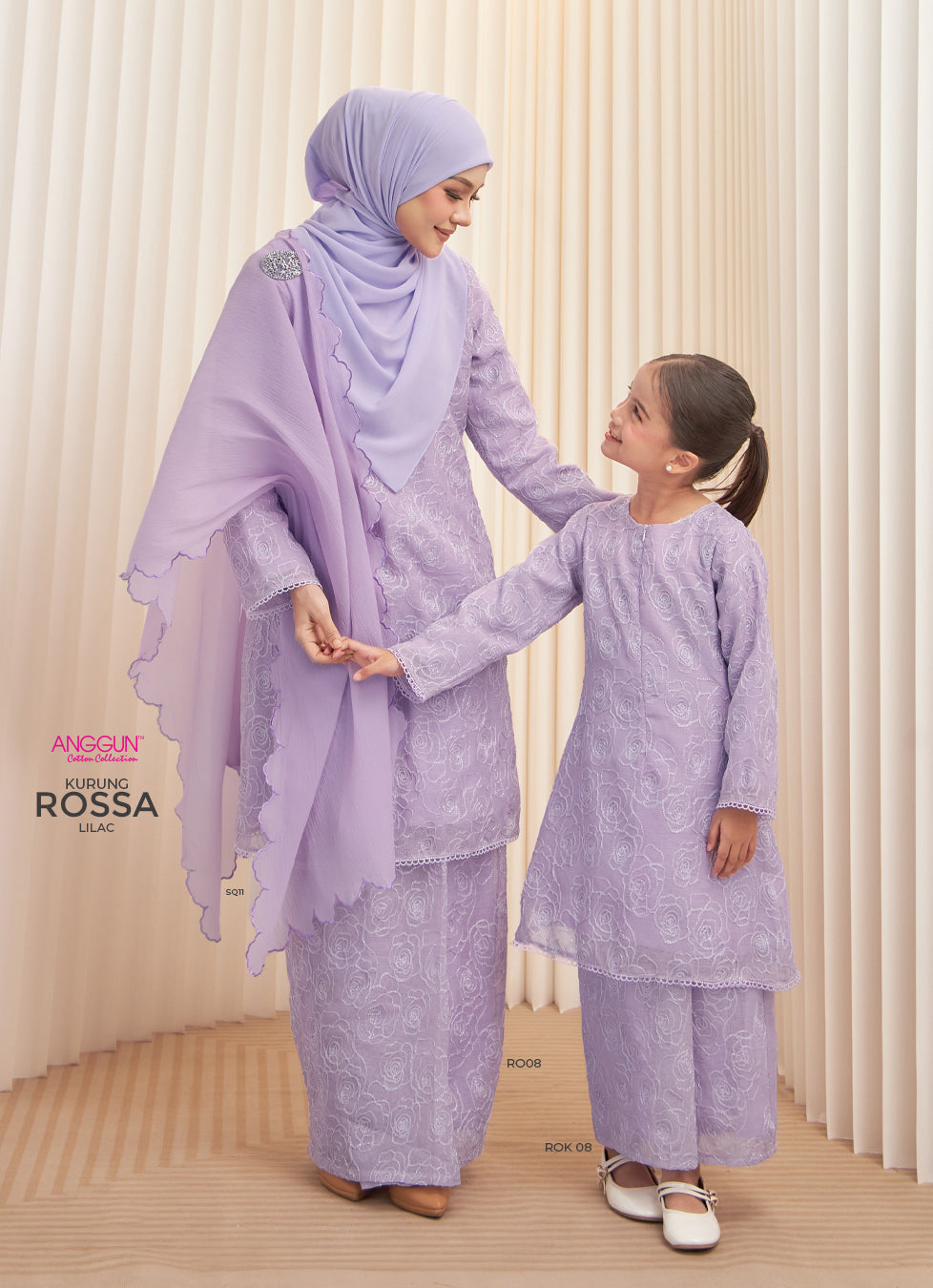 Rossa Kurung - Lilac