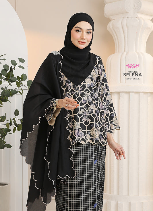 Selena Kurung - Black