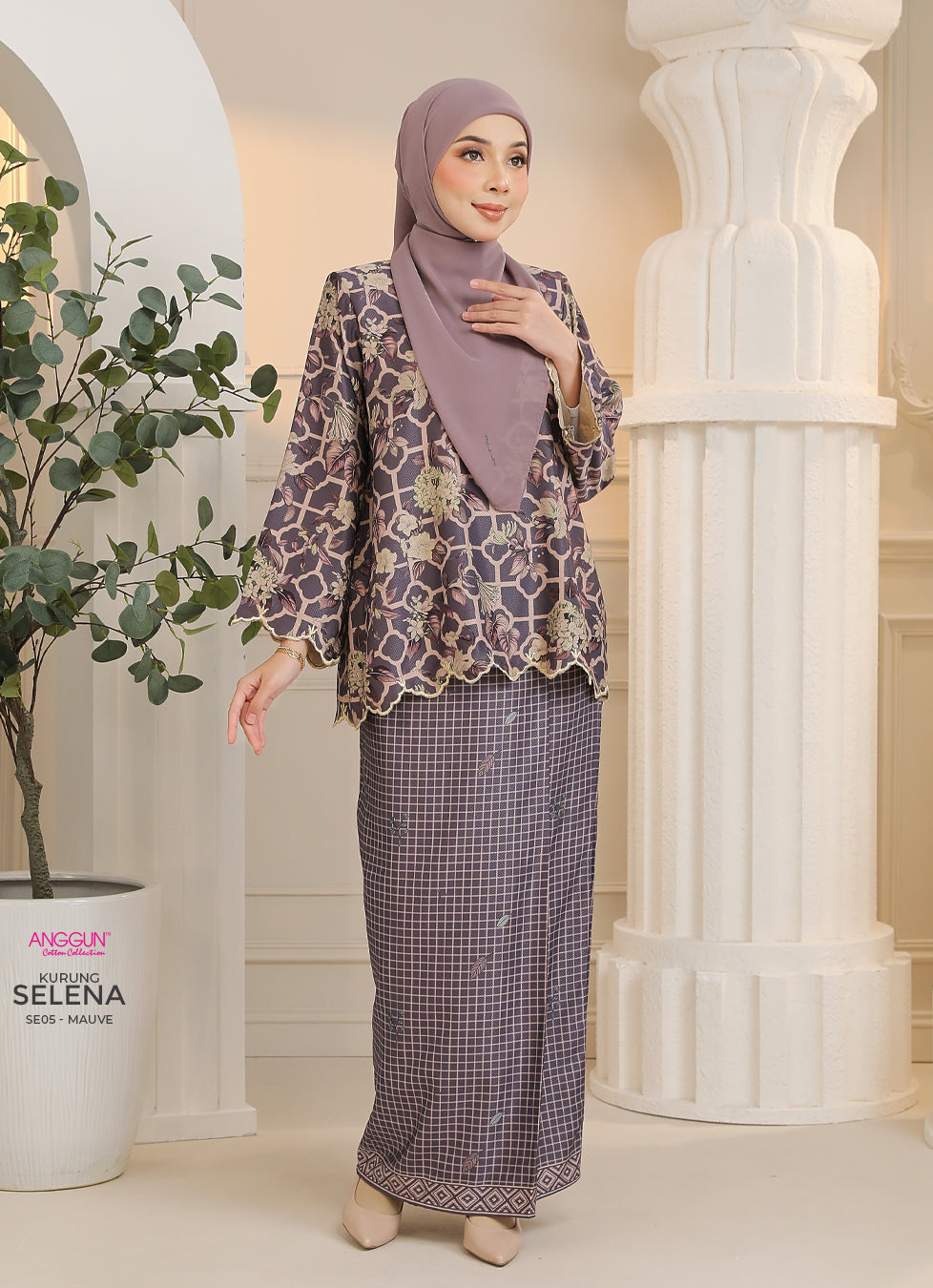 Selena Kurung - Mauve