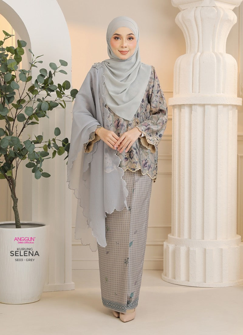 Selena Kurung - Grey