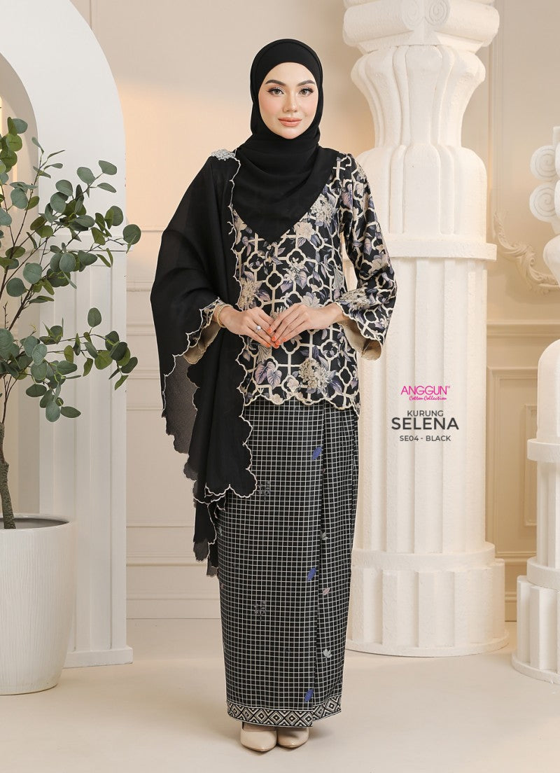 Selena Kurung - Black